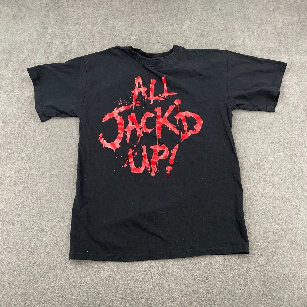 Vintage Universal Studios Halloween Horror Nights T Shirt Mens M Black Cotton
